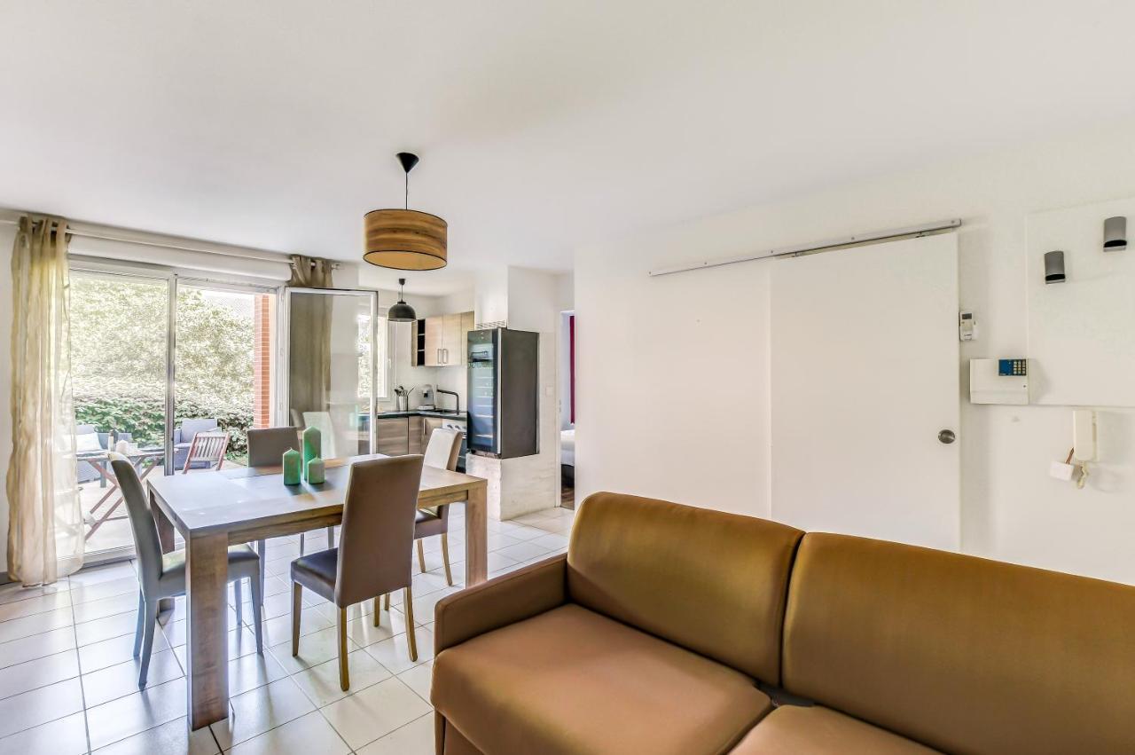 T2 Jardinet Avec Piscine, Parking Et Tennis ตูลูส ภายนอก รูปภาพ